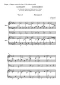Concerto for Cornet, Baritone and Organ, Mov.I - Parts